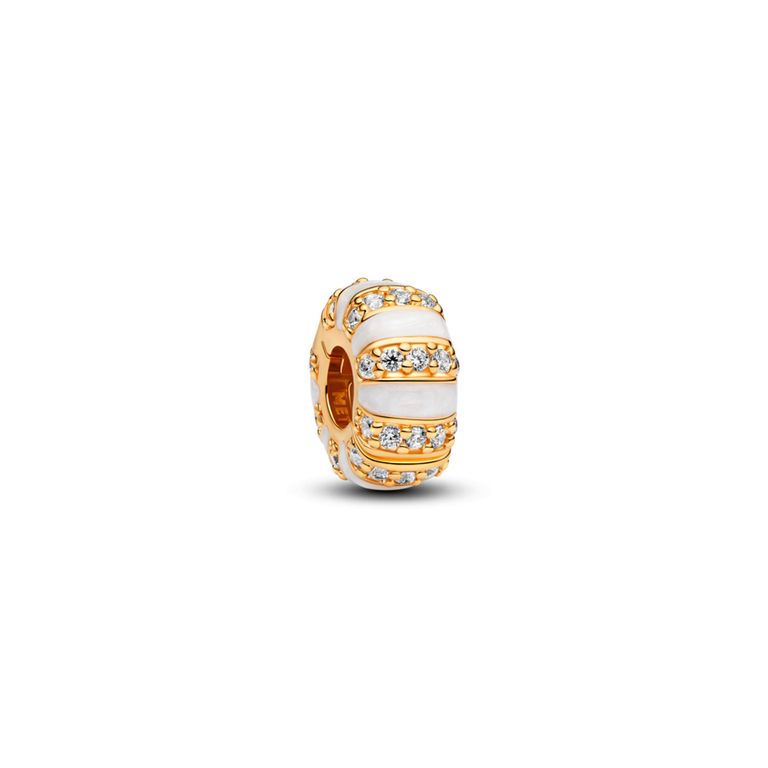 Charm de Clip Esmalte y Gemas Mujer