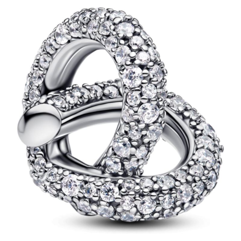 PANDORA - Charm Corazón Nudo Infinito Mujer Pandora