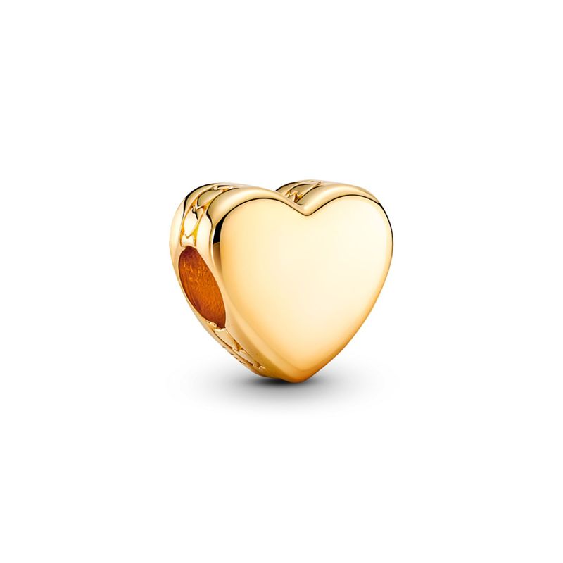 PANDORA - Charm Corazón para Grabar Mujer Pandora