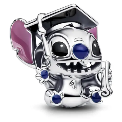PANDORA - Charm Graduación Stitch Disney Mujer