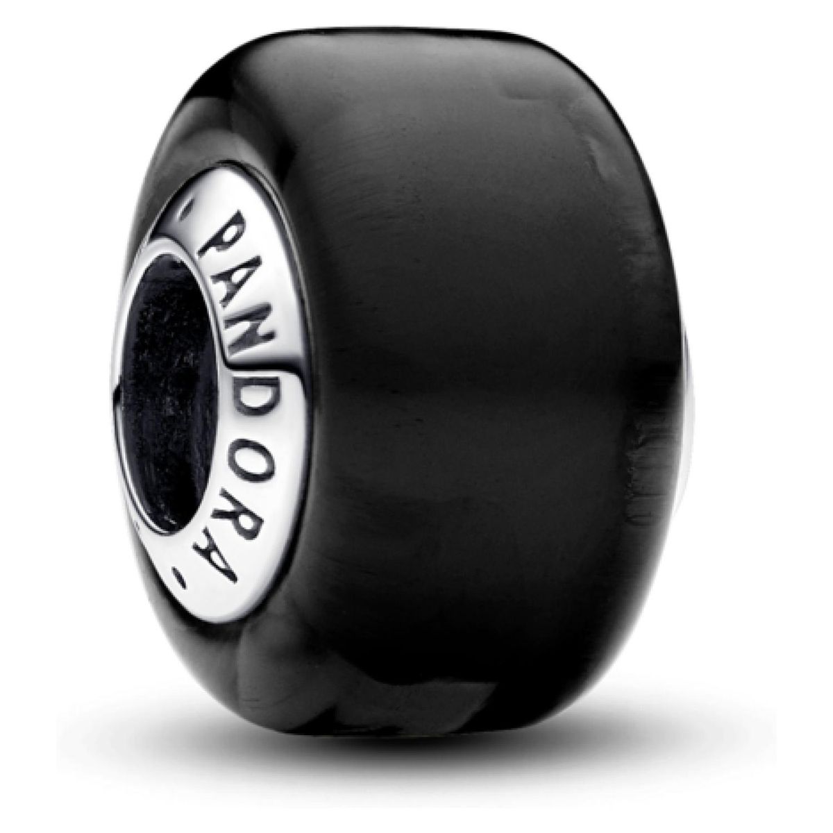 PANDORA - Charm Mini Murano Negro Mujer Pandora