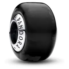 PANDORA - Charm Mini Murano Negro Mujer