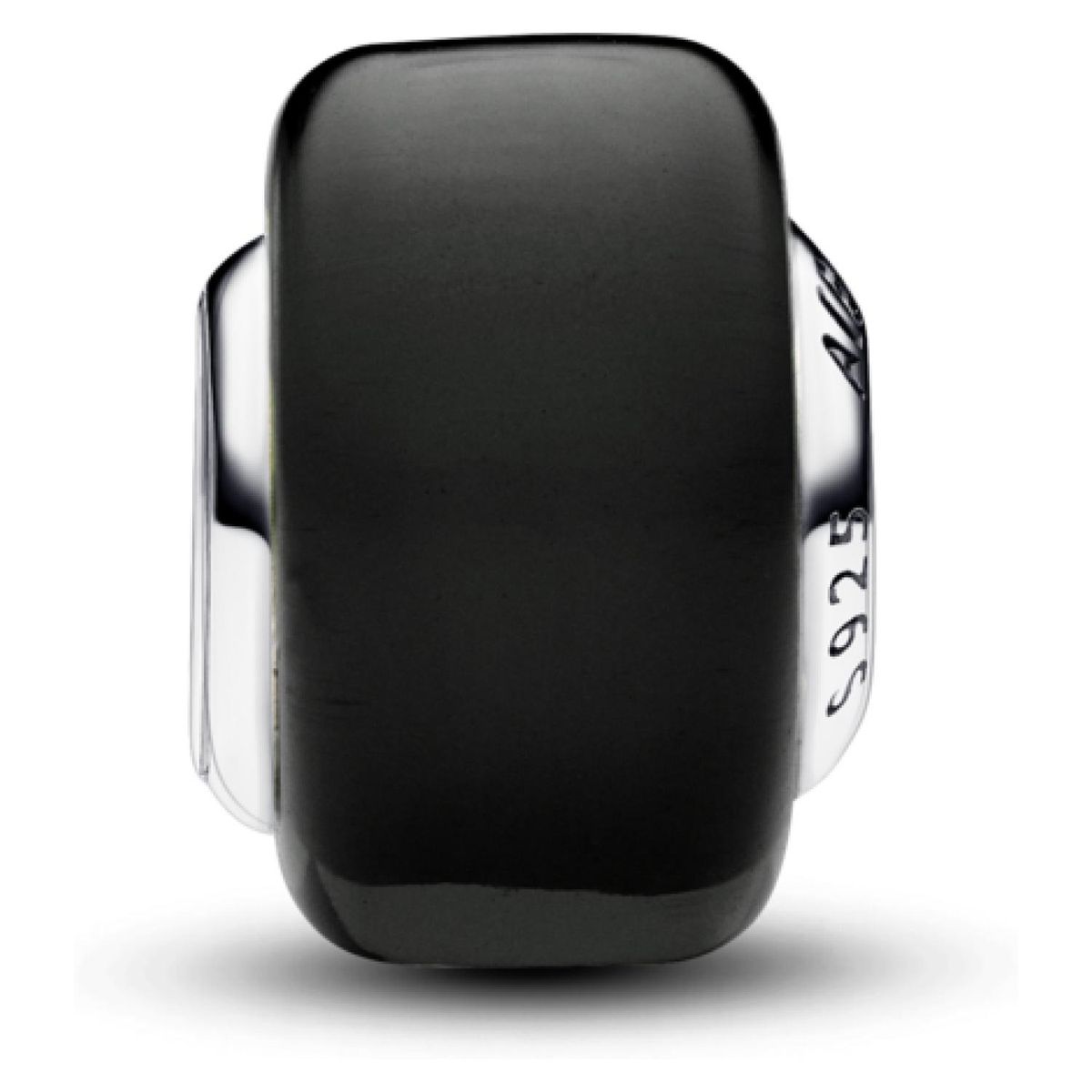 PANDORA - Charm Mini Murano Negro Mujer Pandora