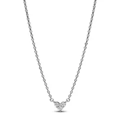 PANDORA - Collar Corazón triple Gema Mujer