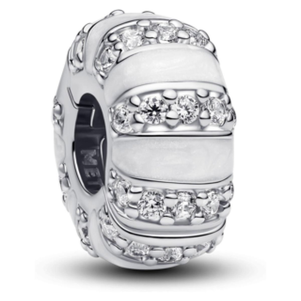 PANDORA - Charm de Clip Esmalte y Gemas Mujer Pandora