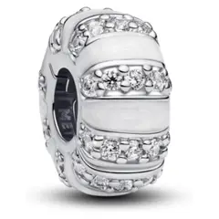 PANDORA - Charm de Clip Esmalte y Gemas Mujer