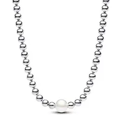 PANDORA - Collar Esferas y Perla Cultiva Mujer