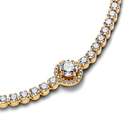 Imagen 2 del producto Brazalete Tenis Halo Brillante Mujer