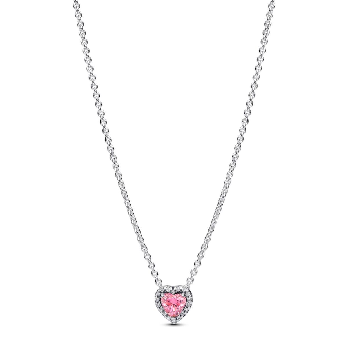 PANDORA - Collar Corazón en Relieve Mujer Pandora