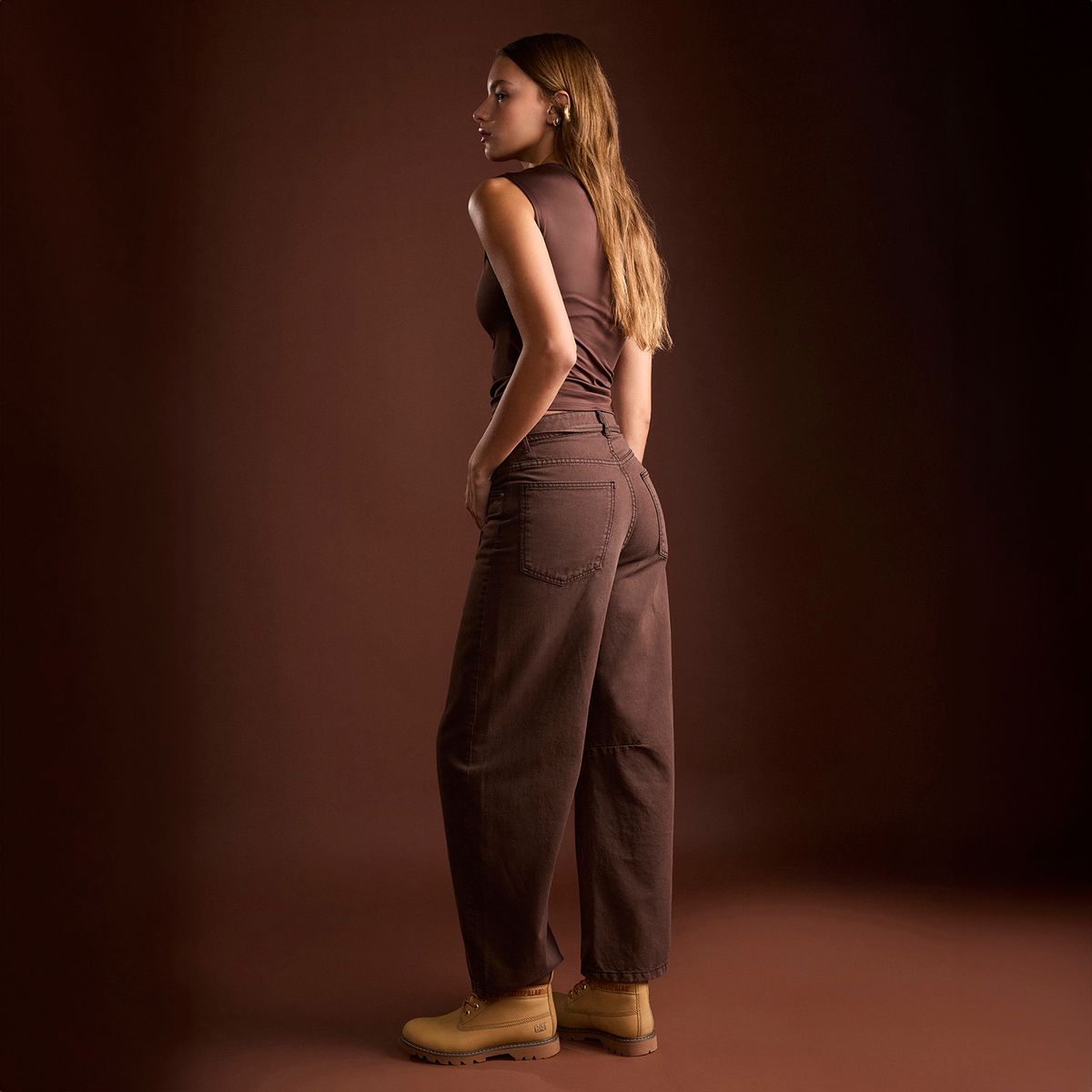 AMERICANINO - Jeans Baggy Mujer Americanino