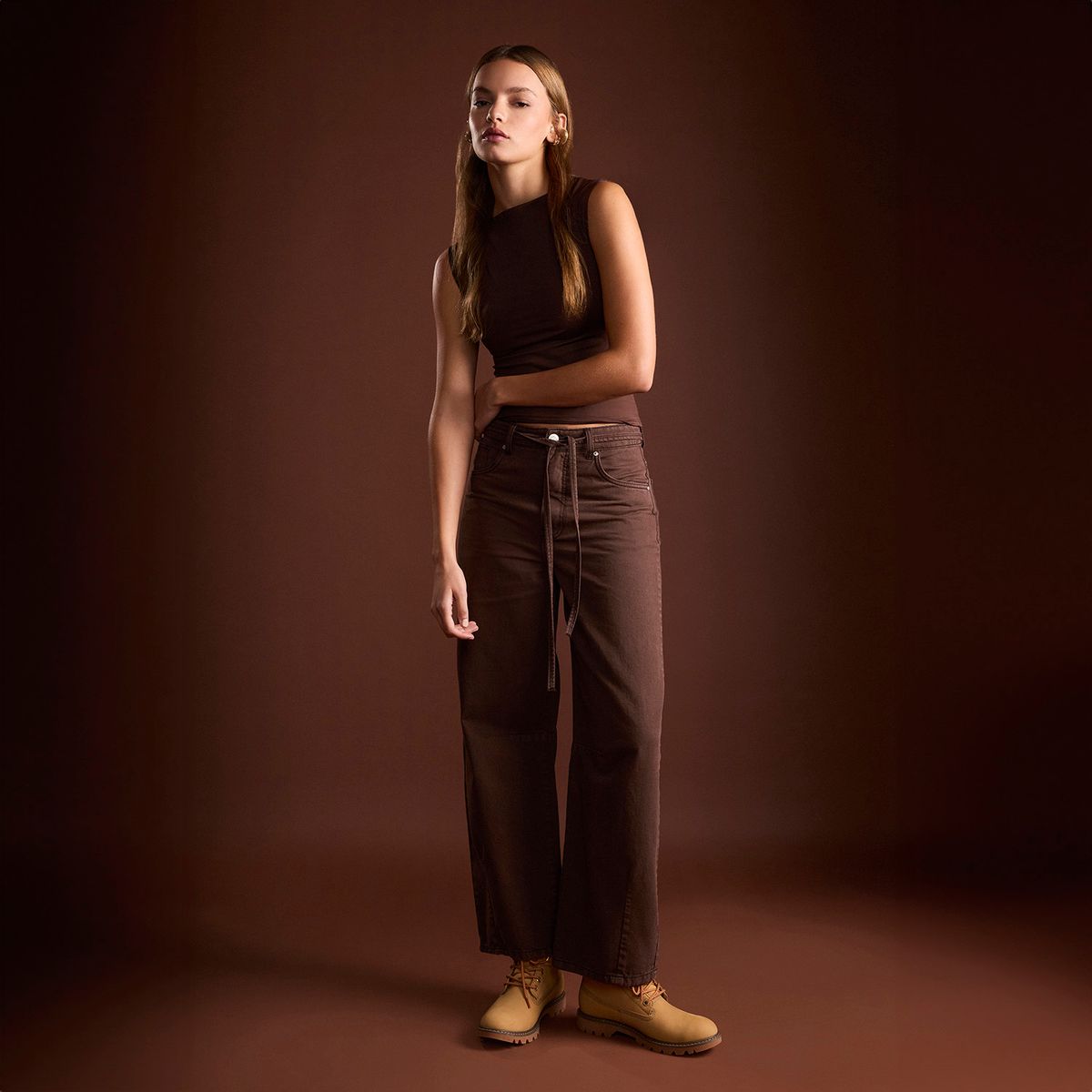 AMERICANINO - Jeans Baggy Mujer Americanino