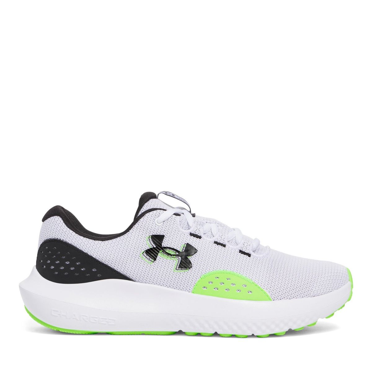 UNDER ARMOUR - Charged Surge 4 Zapatilla Running Hombre Blanco Under Armour