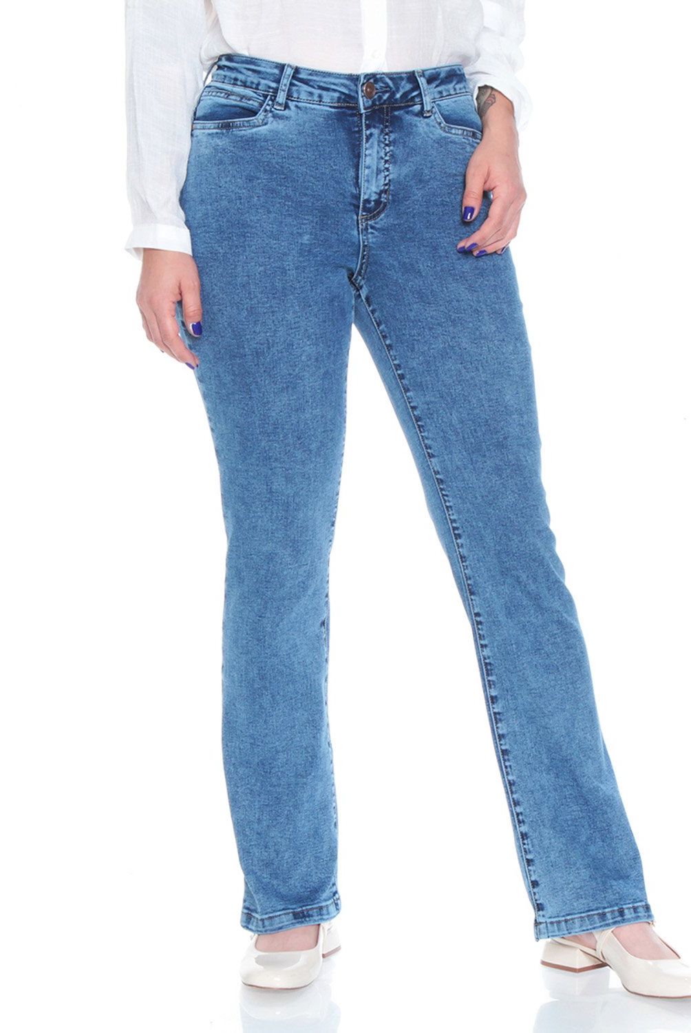 WADOS - Jeans Recto Tiro Alto Mujer Wados