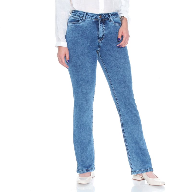 WADOS - Jeans Recto Tiro Alto Mujer Wados