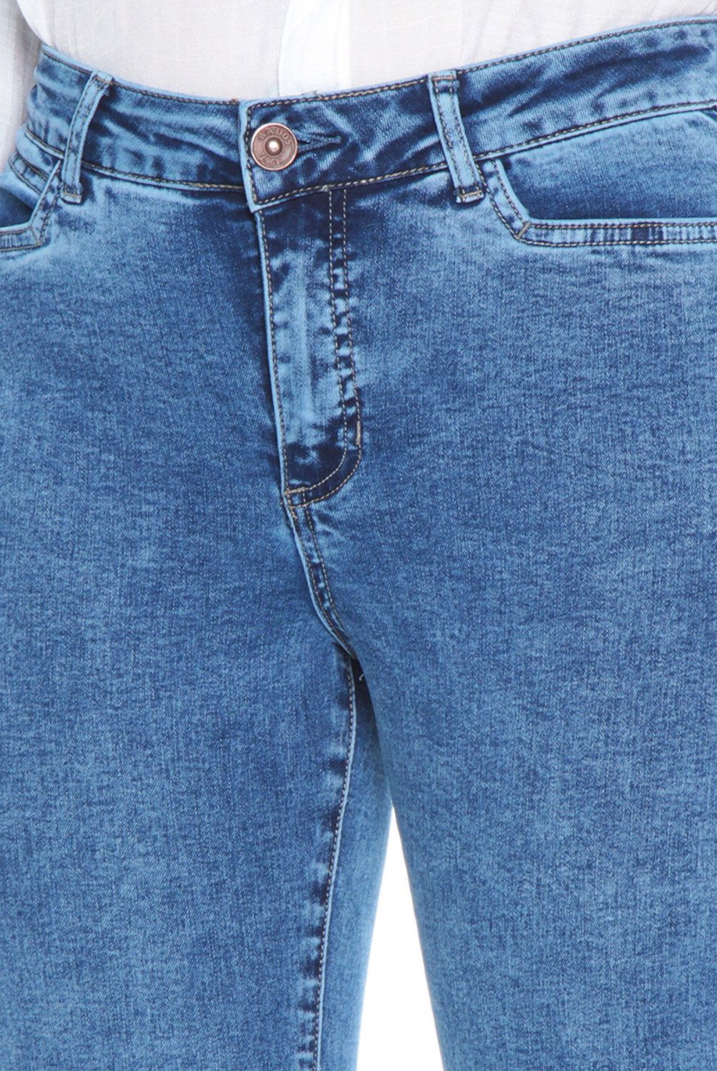 WADOS - Jeans Recto Tiro Alto Mujer Wados