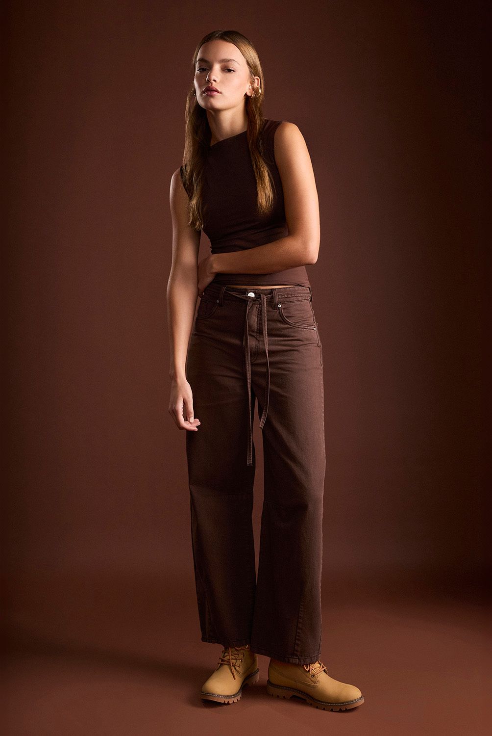 AMERICANINO - Jeans Baggy Mujer Americanino