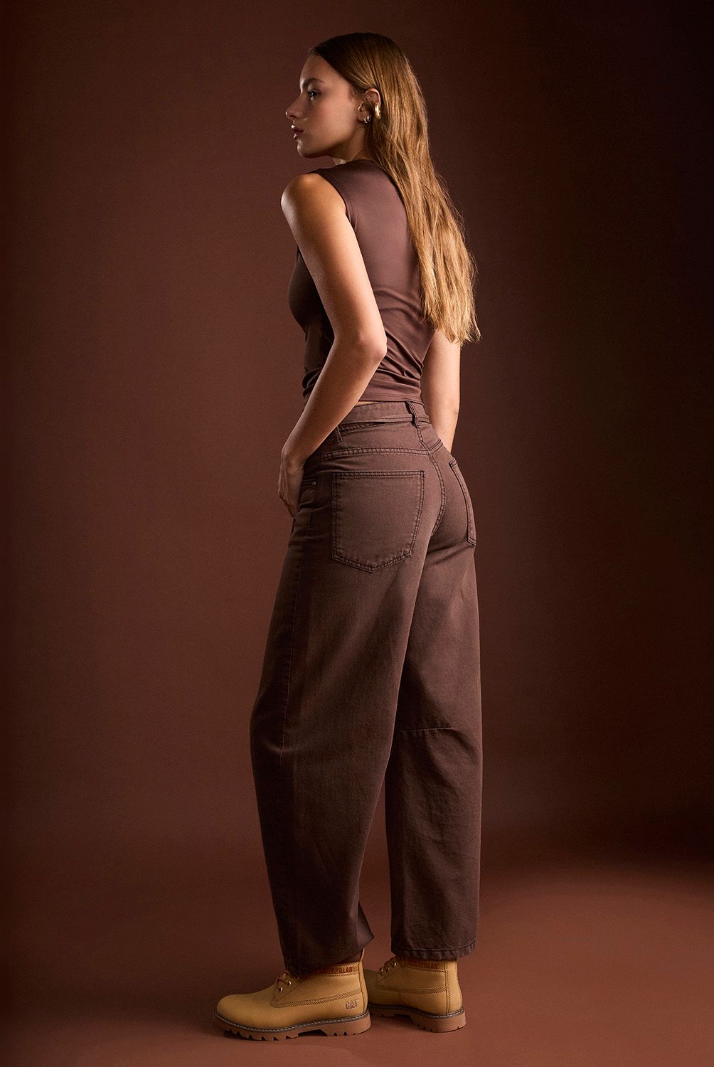 AMERICANINO - Jeans Baggy Mujer Americanino
