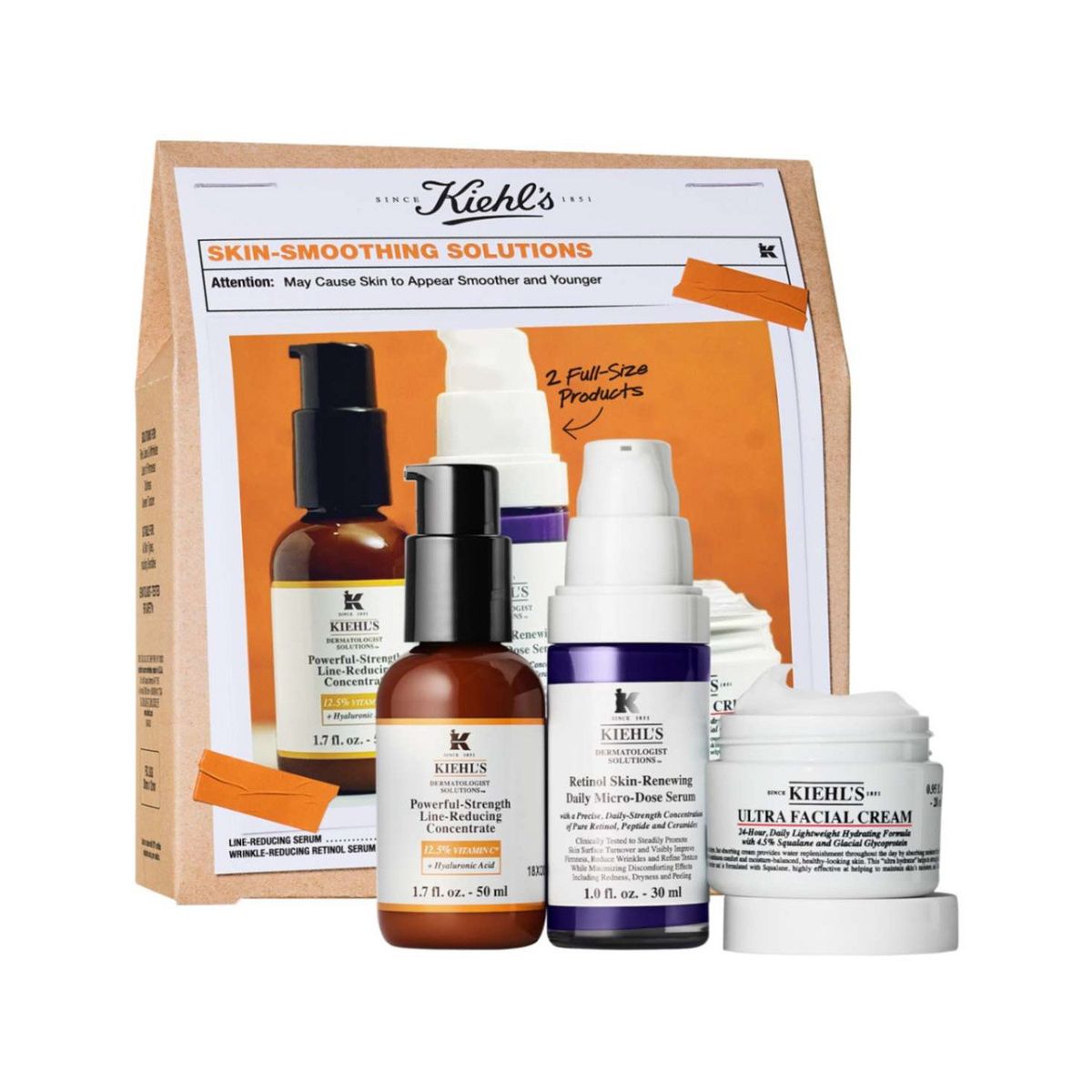 KIEHLS - Set Antiedad Skin Smoothing Solutions