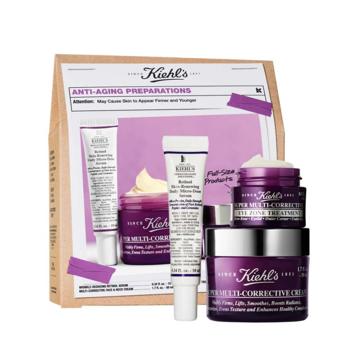 KIEHLS - Set Antiedad Anti-Aging Preparations