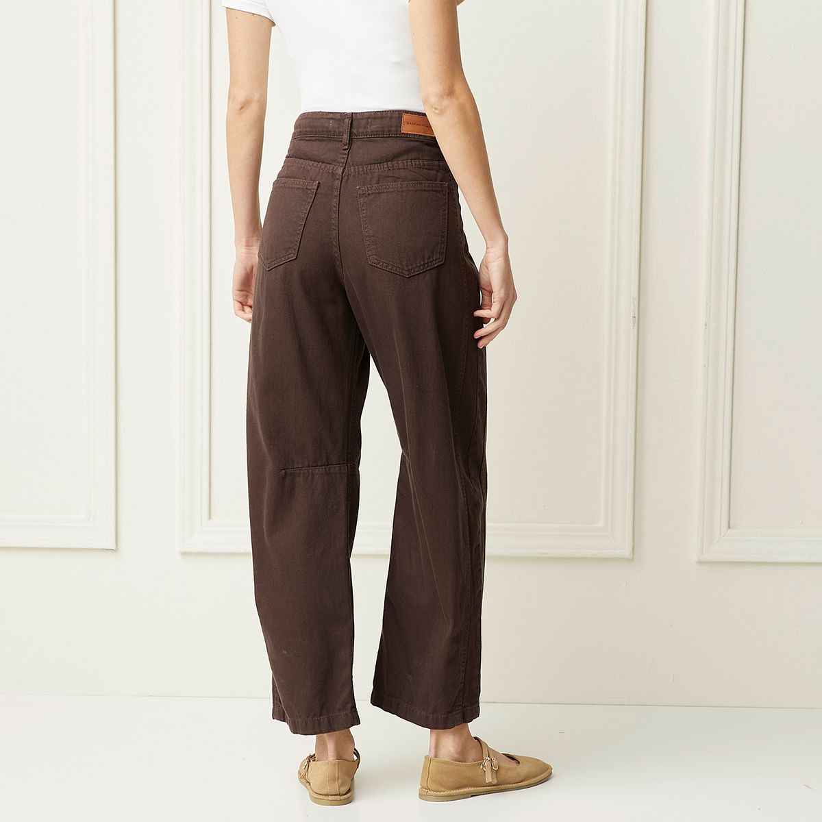 BASEMENT - Jeans Balloon Tiro Medio Mujer Basement