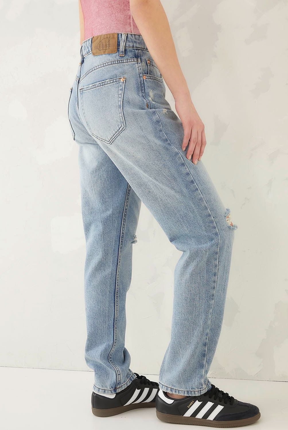 AMERICANINO - Jeans Mom Tiro Alto Mujer Americanino