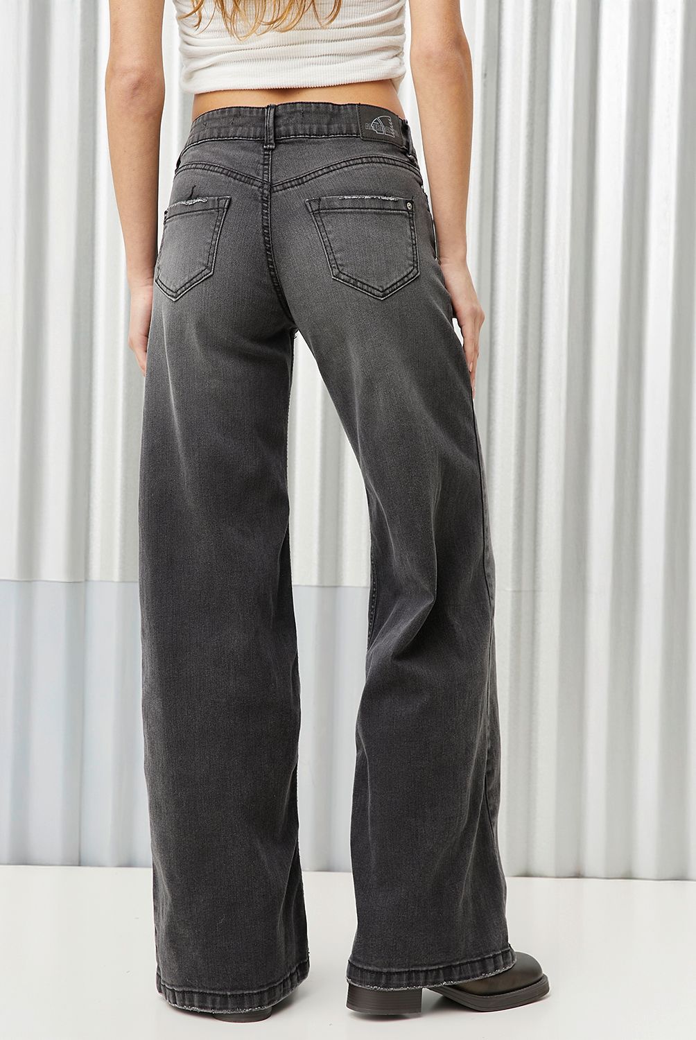 AMERICANINO - Jeans Wide Leg Tiro Bajo Mujer Americanino