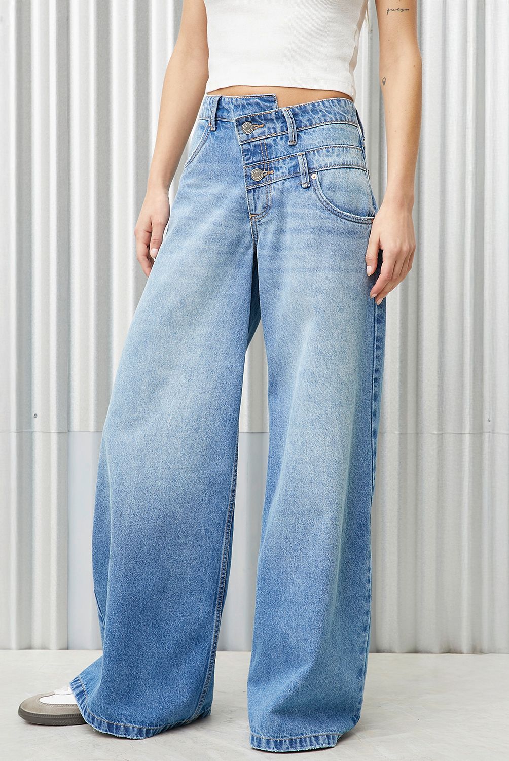 AMERICANINO - Jeans Wide Leg Mujer Americanino
