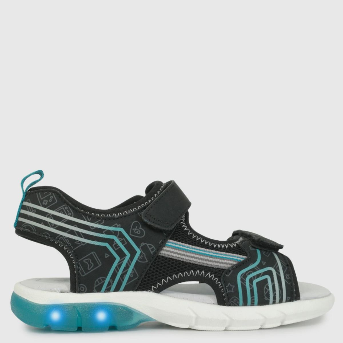 COLLOKY - Sandalia Niño Con Luces Negro (28 a 33) Colloky