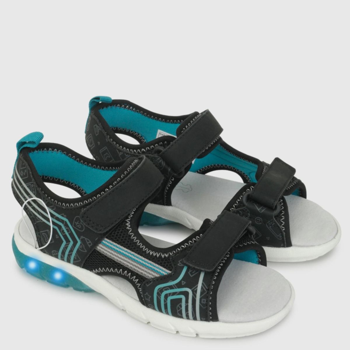 COLLOKY - Sandalia Niño Con Luces Negro (28 a 33) Colloky