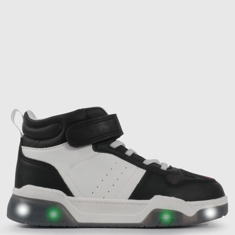 Zapatilla Urbana Niño Con Luces Negro (28 A 33)