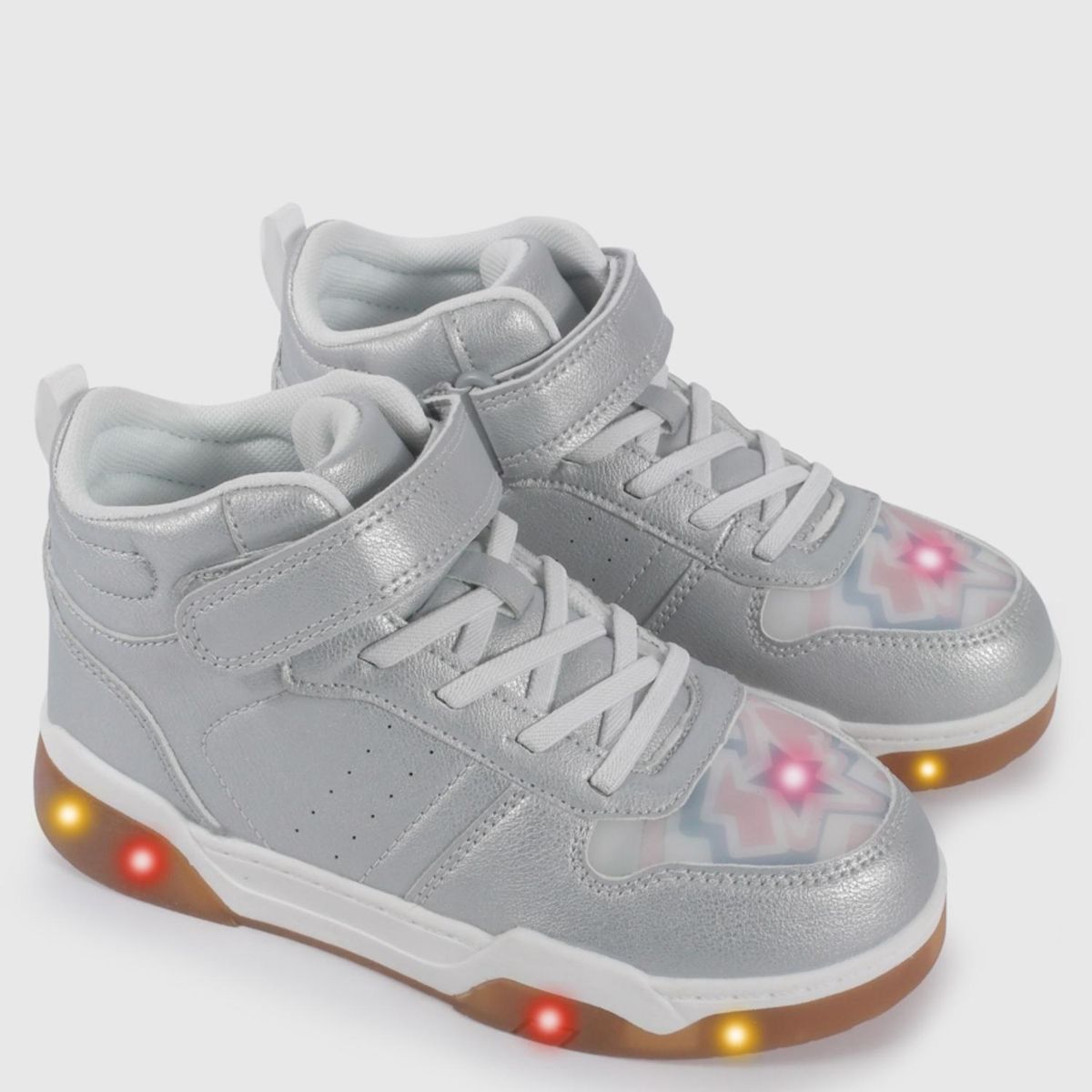 COLLOKY - Zapatilla Urbana Niña Con Luces Gris (28 a 33) Colloky