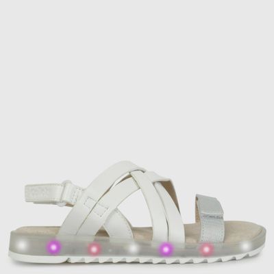 Imagen 1 del producto Sandalia Niña Con Luces Blanco (28 a 33)