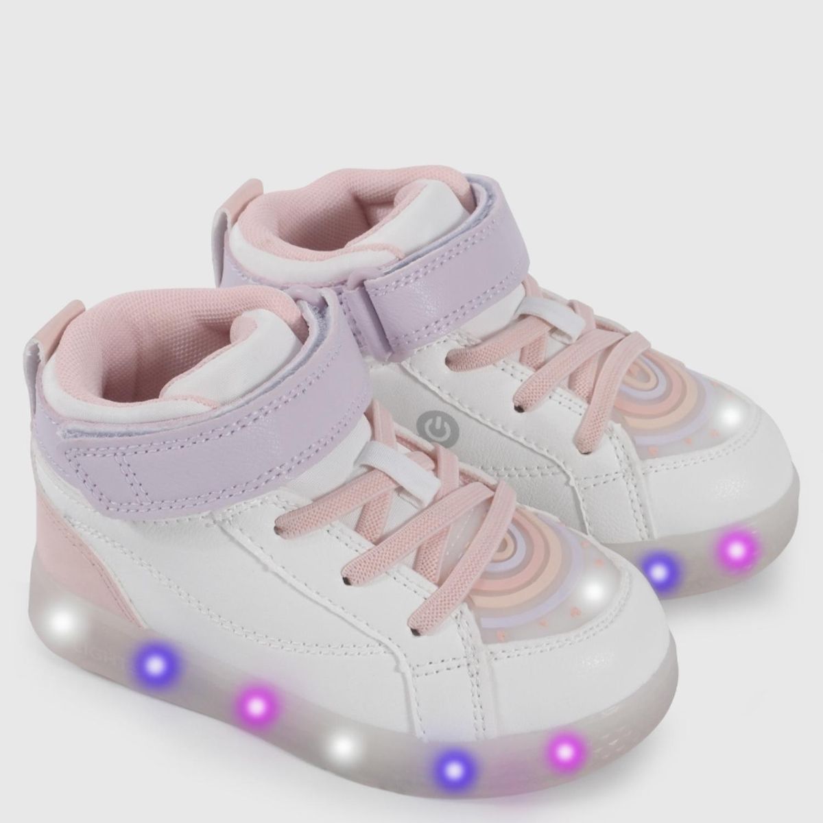 COLLOKY - Zapatilla Urbana Niña Con Luces Blanco (21 A 27) Colloky