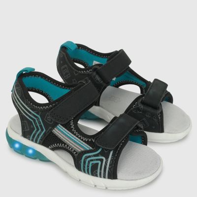 Imagen 2 del producto Sandalia Niño Con Luces Negro (21 a 27)