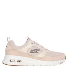 SKECHERS - Zapatilla Urbana Mujer Cuero Beige