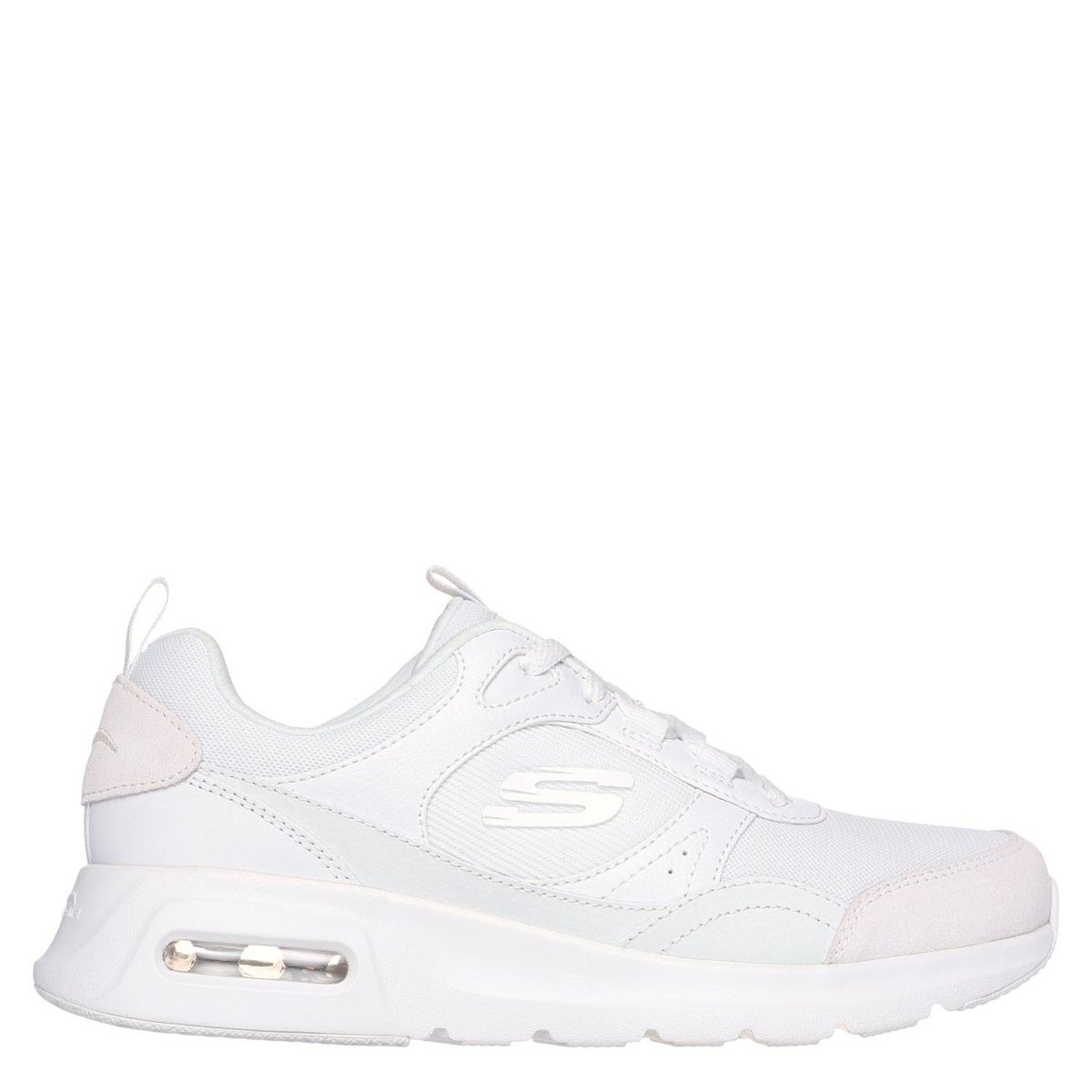 SKECHERS - Zapatilla Urbana Mujer Cuero Blanco Skechers