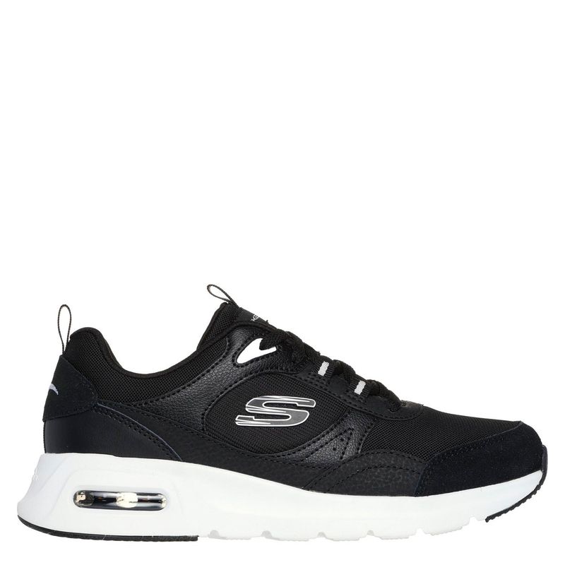 SKECHERS - Zapatilla Urbana Mujer Cuero Negro Skechers