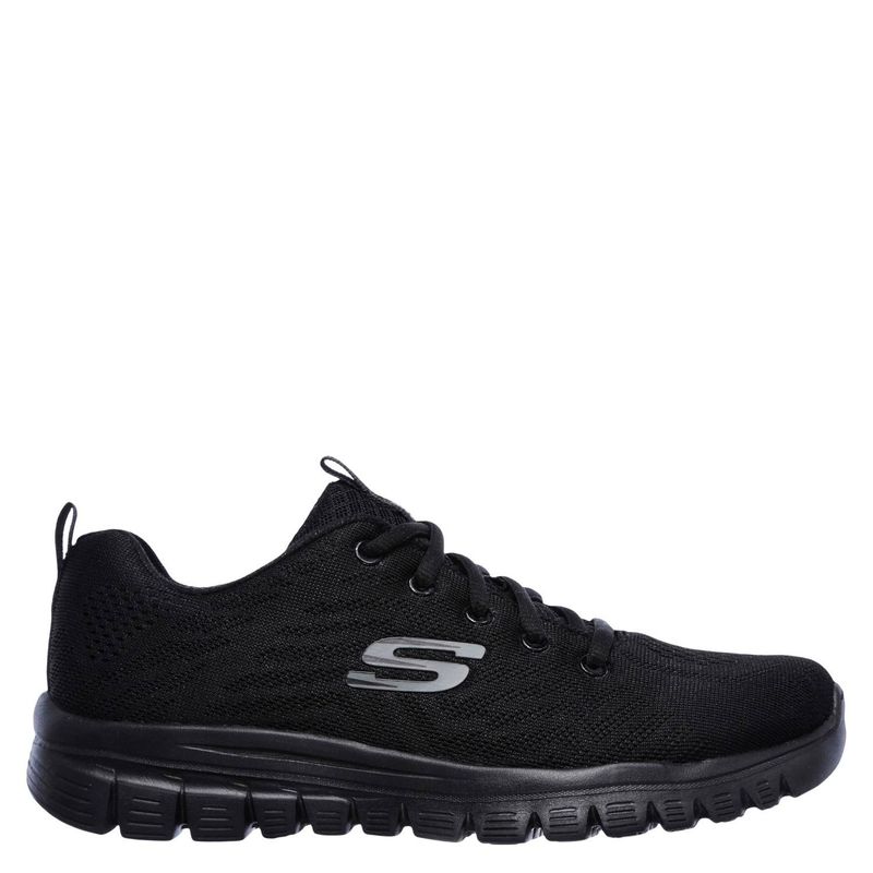 SKECHERS - Zapatilla Running Mujer Negro Skechers