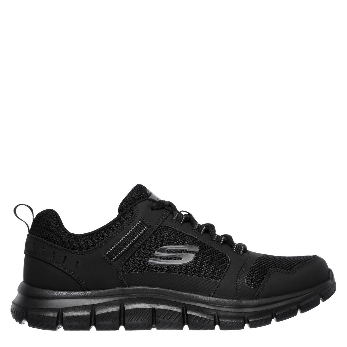 SKECHERS - Zapatilla Urbana Hombre Cuero Negro Skechers