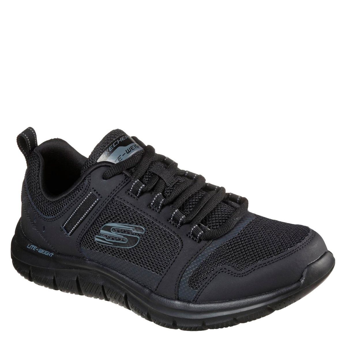 SKECHERS - Zapatilla Urbana Hombre Cuero Negro Skechers