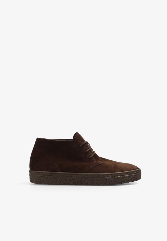 Zapato Casual Hombre Cuero Café