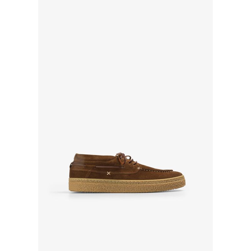 SCALPERS - Zapato Casual Hombre Cuero Café Scalpers