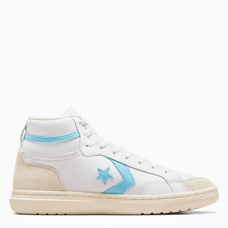 CONVERSE - Pro Blaze Clabic Zapatilla Urbana Hombre Cuero Blanco Converse