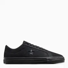 CONVERSE - One Star Pro Zapatilla Urbana Hombre Cuero Negro