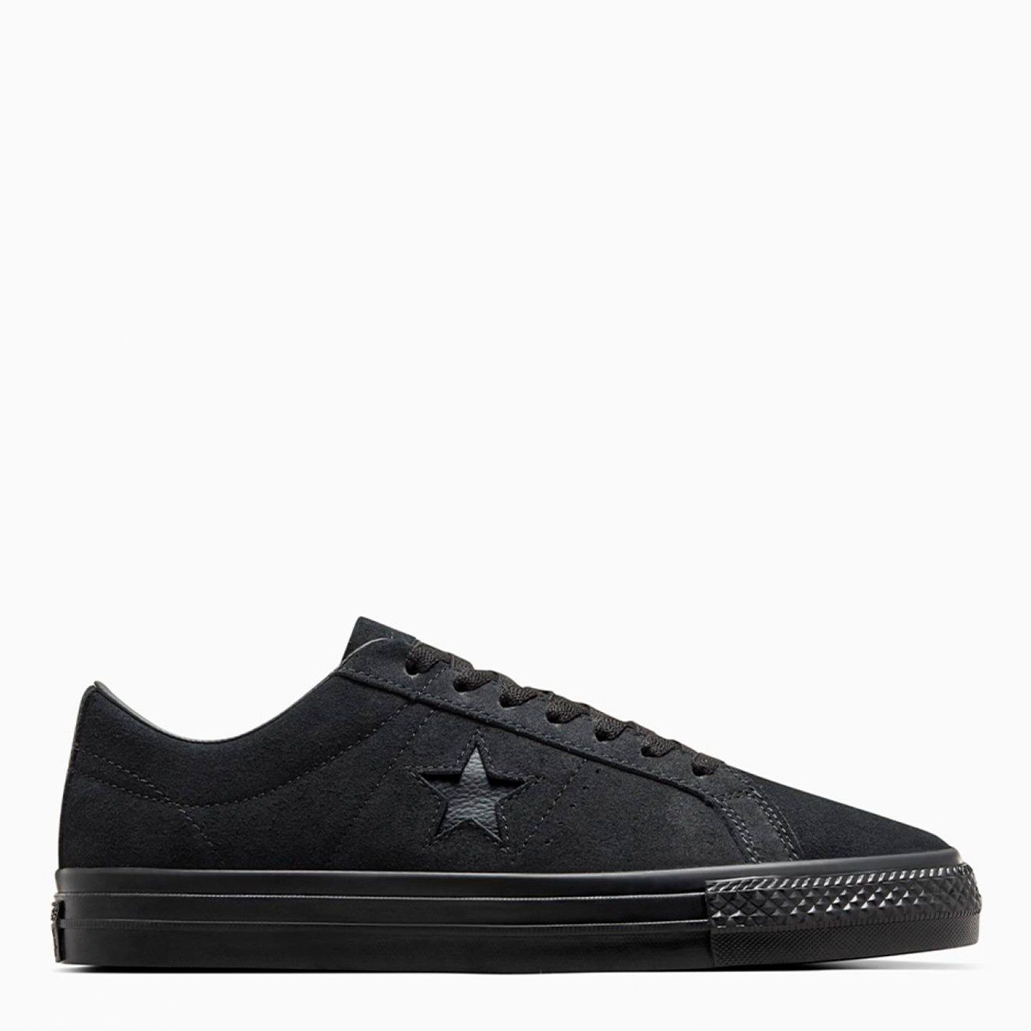 CONVERSE One Star Pro Zapatilla Urbana Hombre Cuero Negro