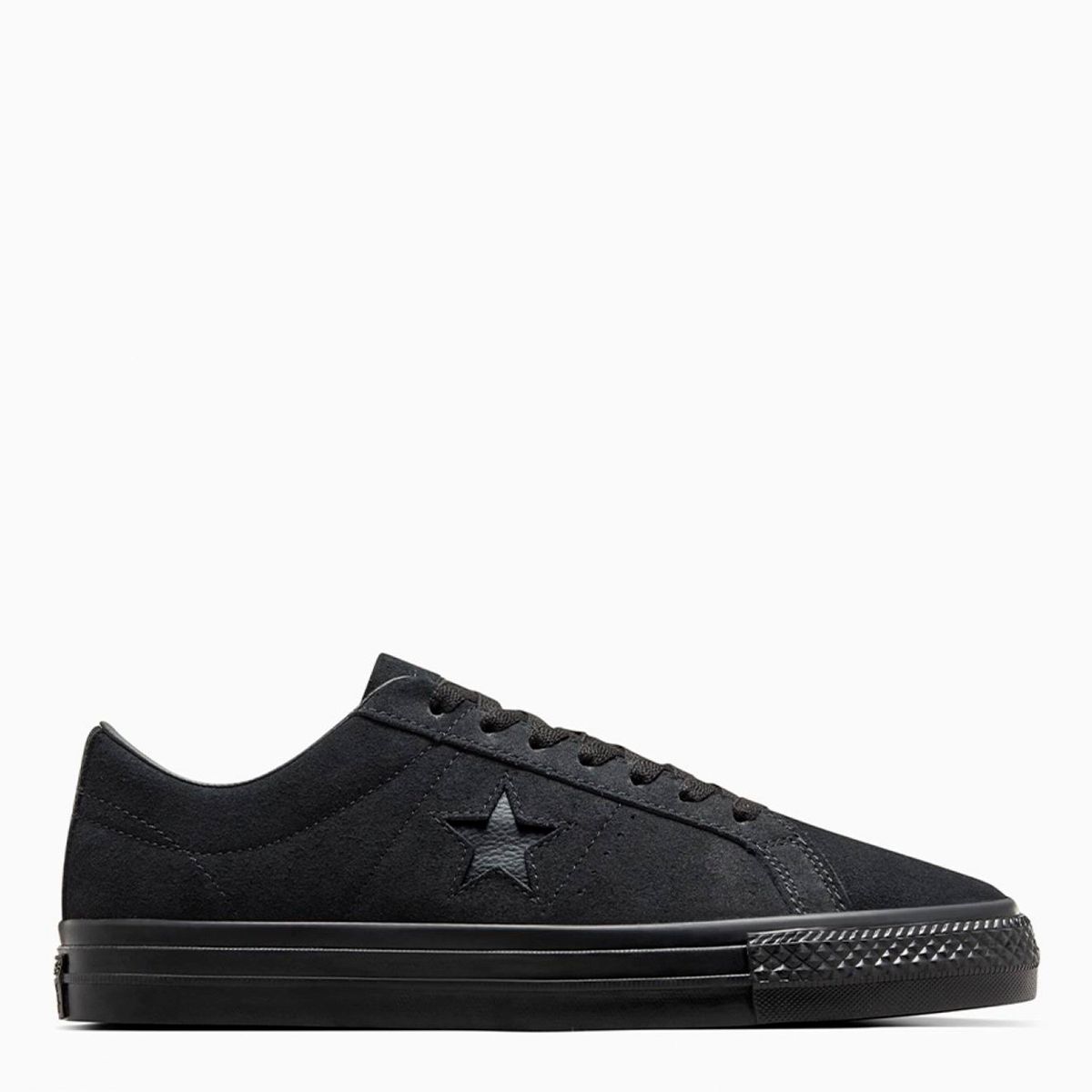CONVERSE - One Star Pro Zapatilla Urbana Hombre Cuero Negro Converse