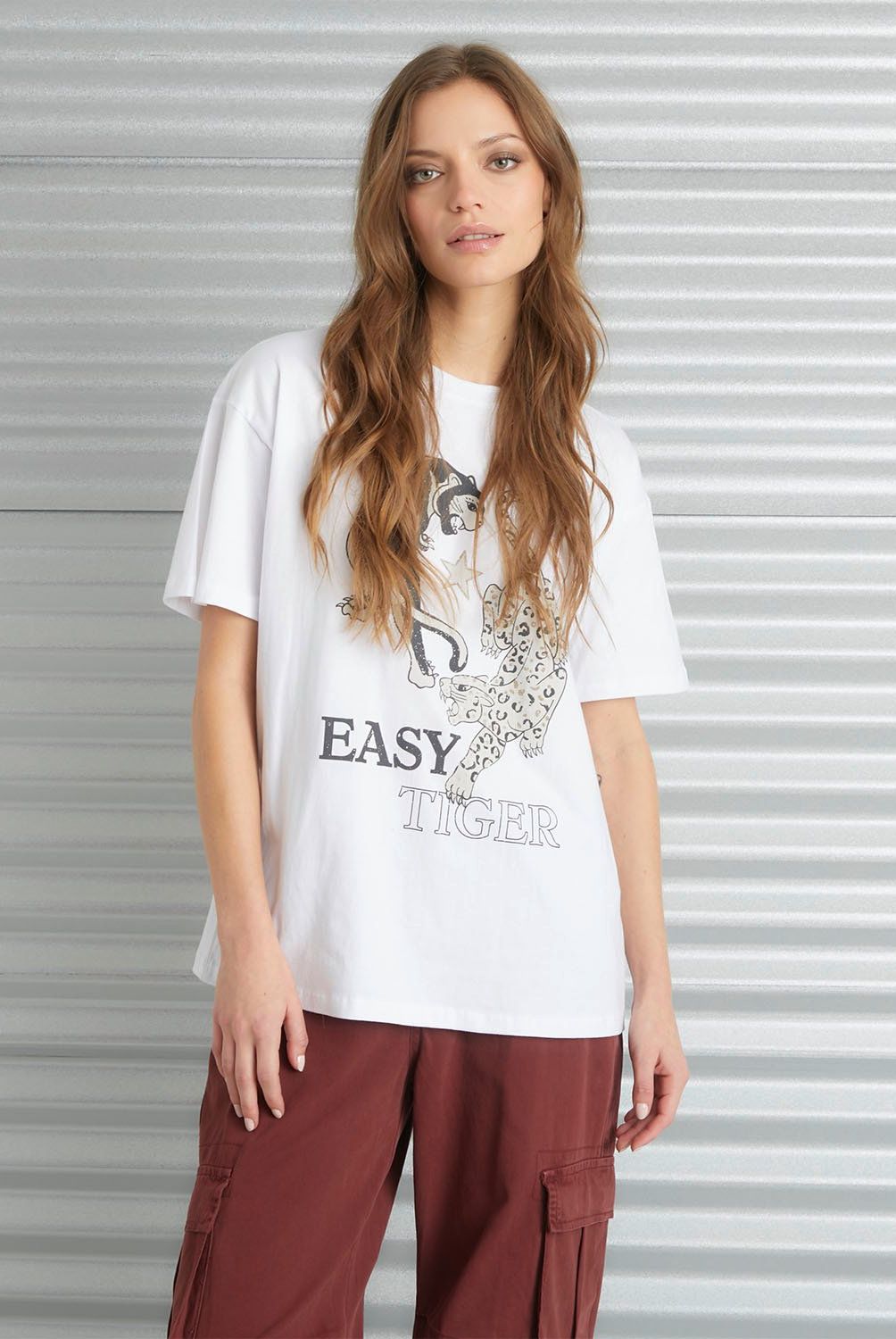 AMERICANINO - Polera Manga Corta Algodón Mujer Americanino