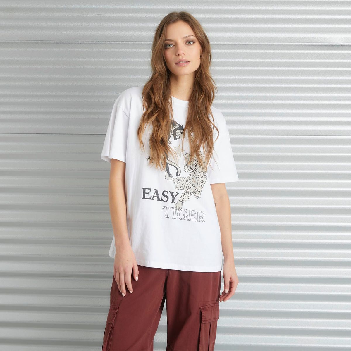 AMERICANINO - Polera Manga Corta Algodón Mujer Americanino