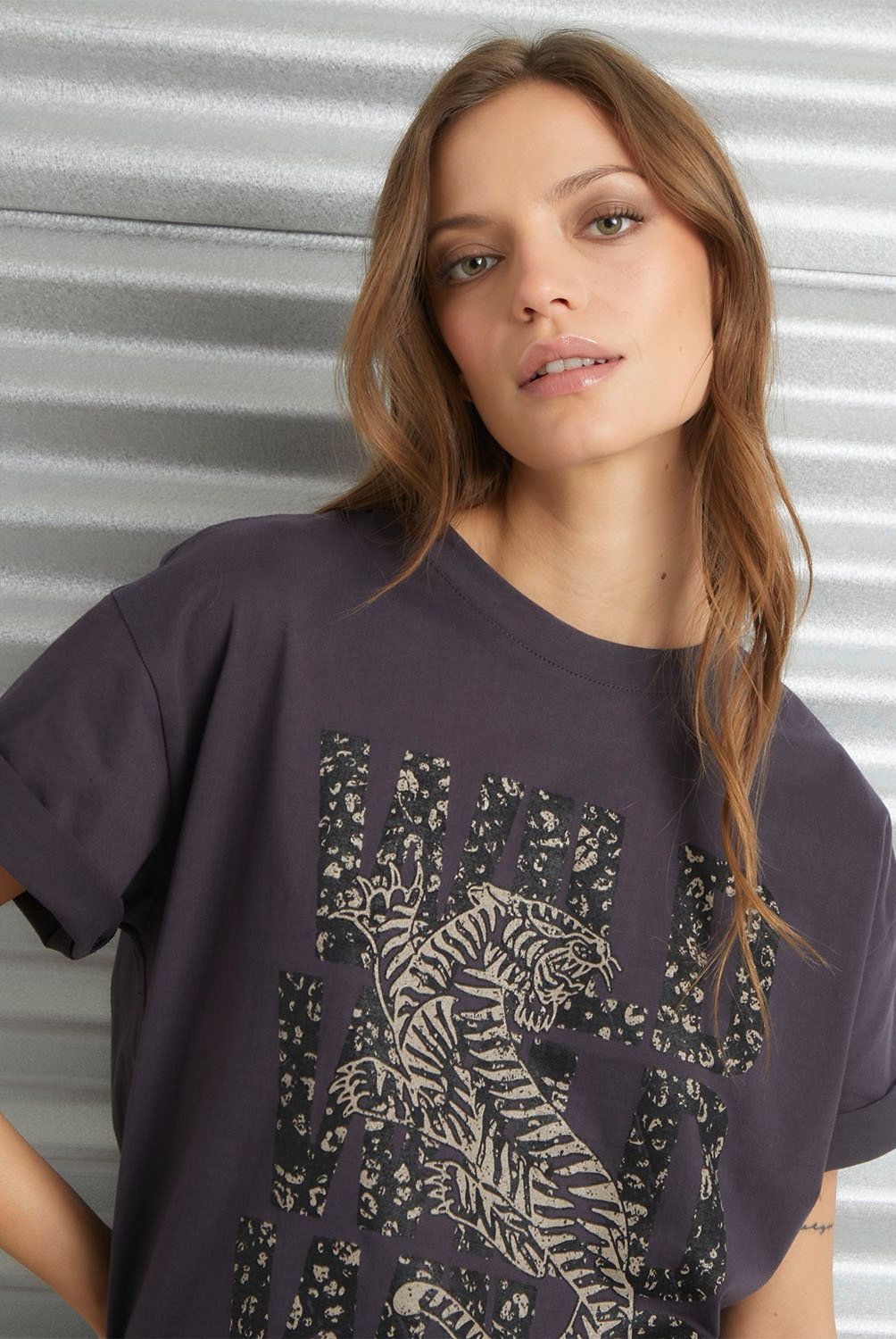 AMERICANINO - Polera Manga Corta Algodón Mujer Americanino
