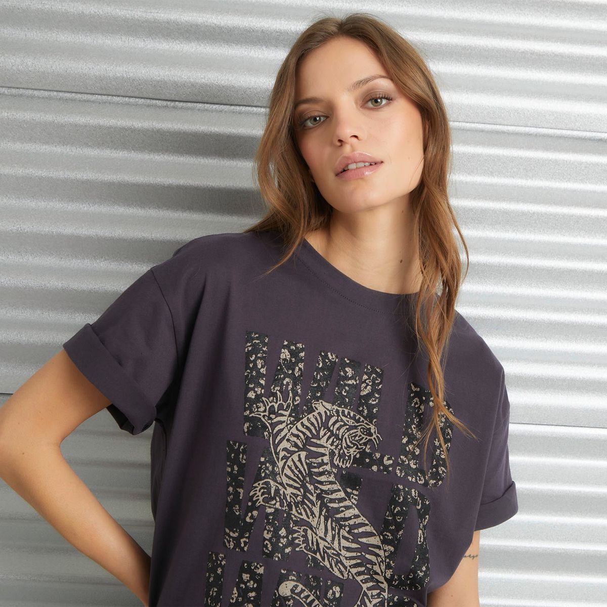 AMERICANINO - Polera Manga Corta Algodón Mujer Americanino